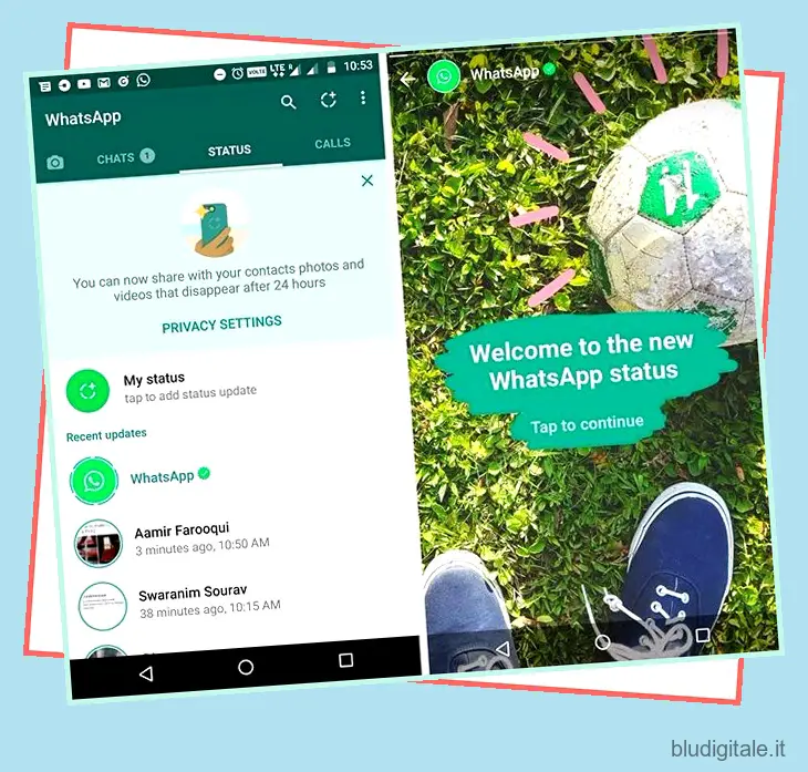 Come Abilitare La Nuova Funzione Di Stato Di Whatsapp Su Android